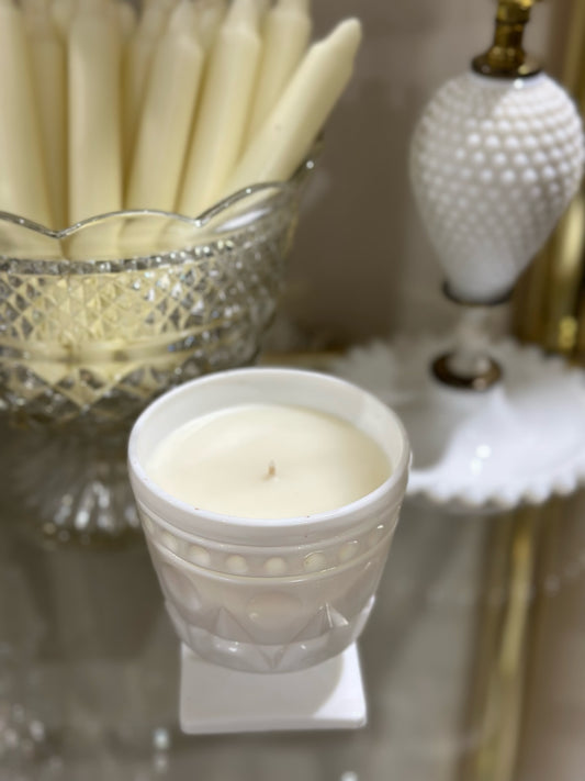 Milk Glass Goblet